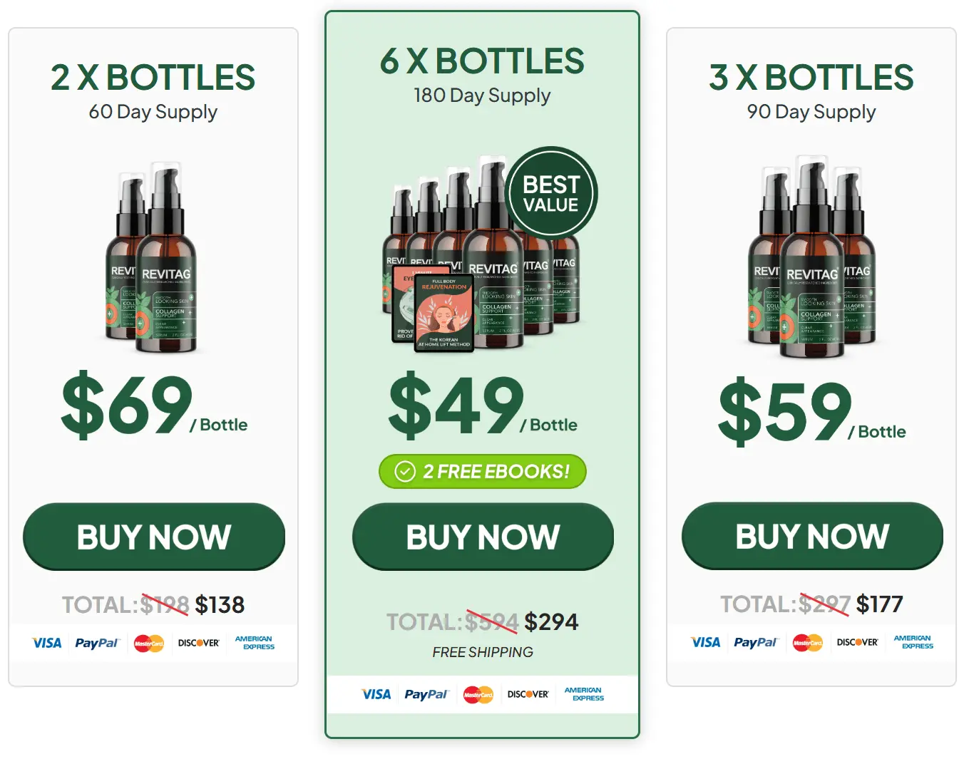 Buy ReviTag 6 Bottles